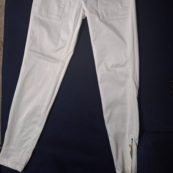 New York & CO White Cropped Pants - Picture 1 of 3